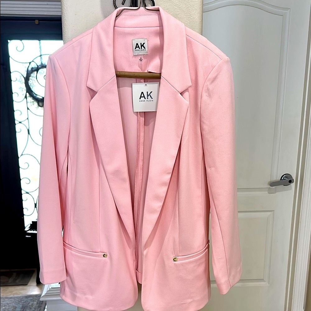 Anne Klein Pink Blazer Suit Jacket